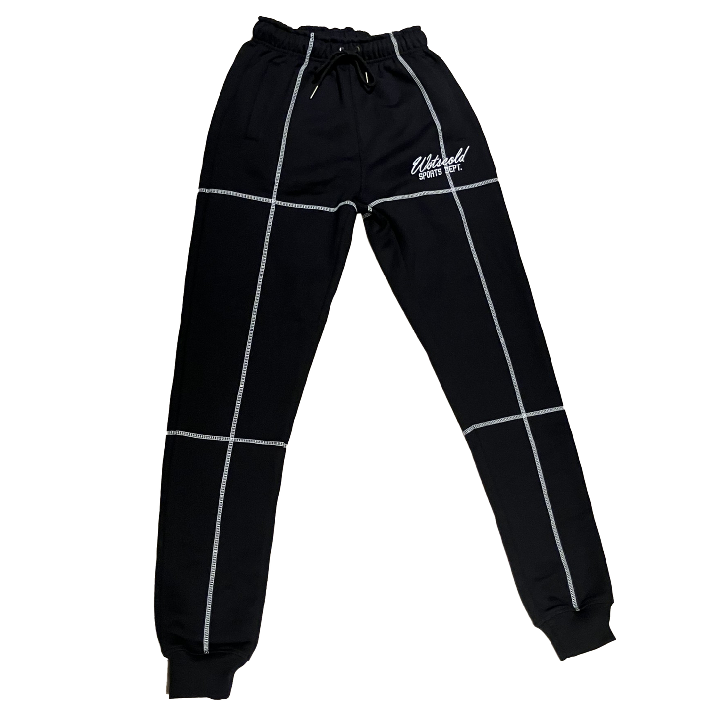 BLACK HEAVY-DUTY JOGGERS