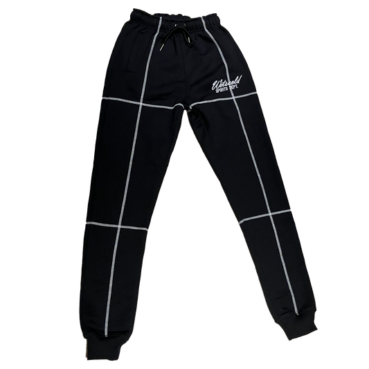BLACK HEAVY-DUTY JOGGERS