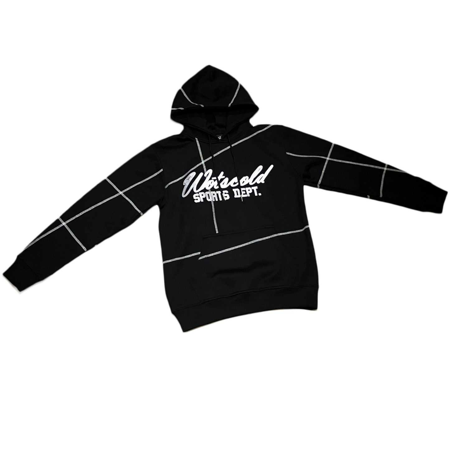 BLACK HEAVY-DUTY HOODIE