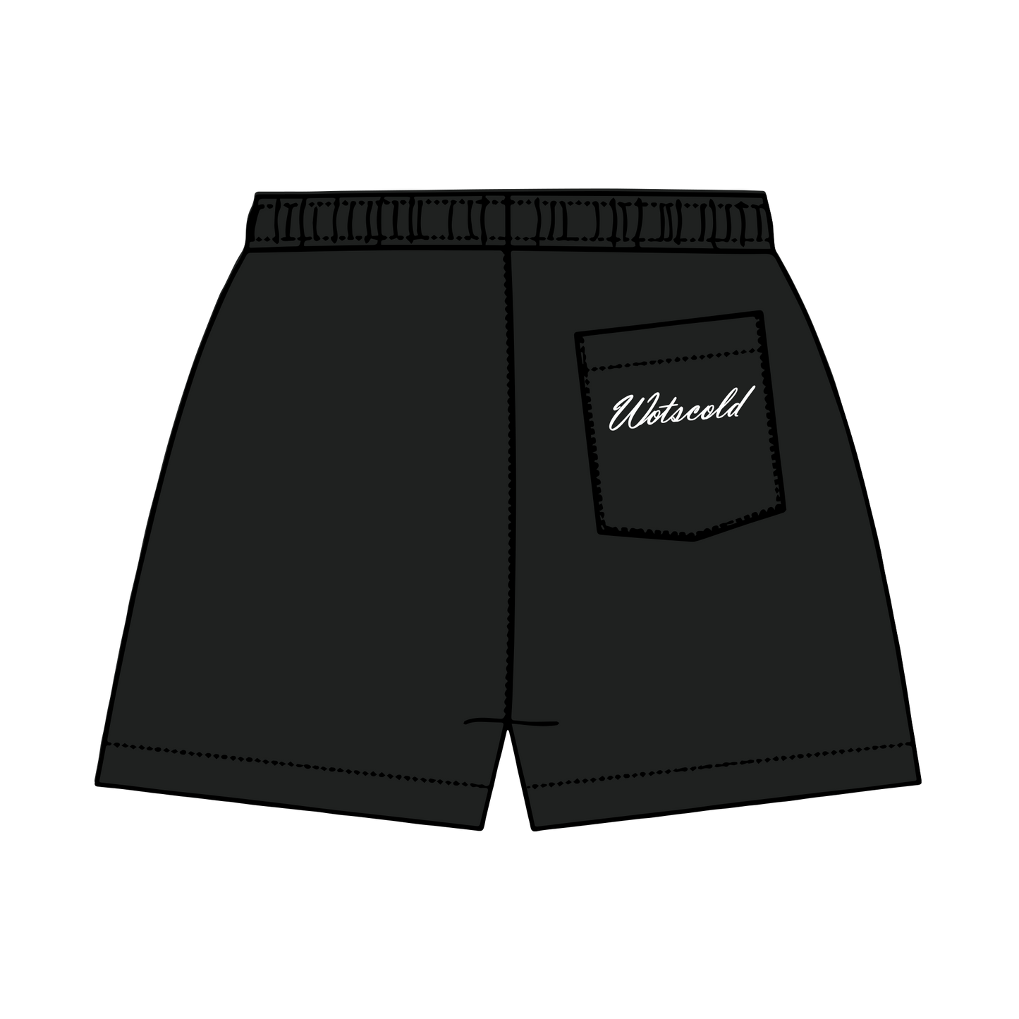 BLACK MESH SHORTS