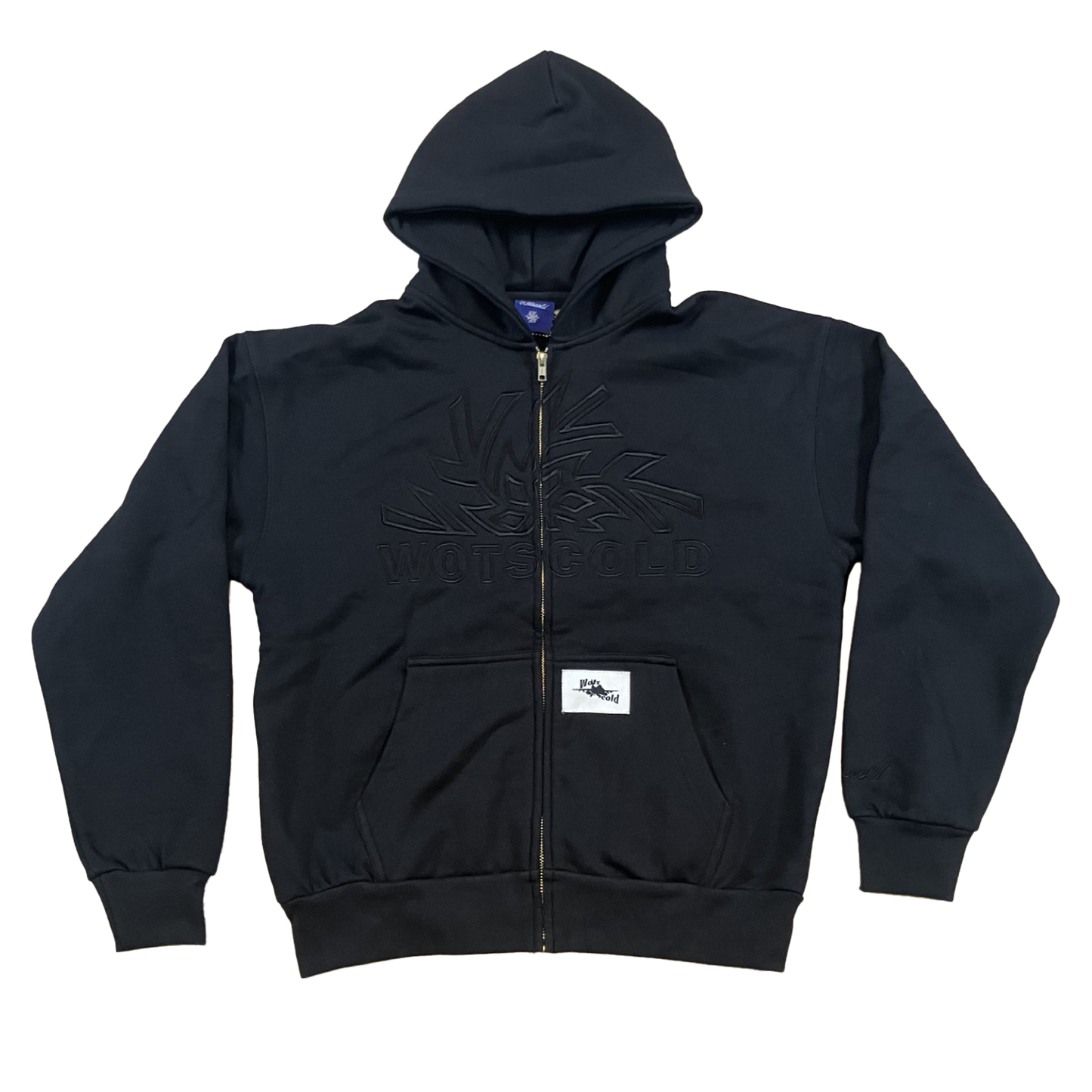 BLACK ZIPUP