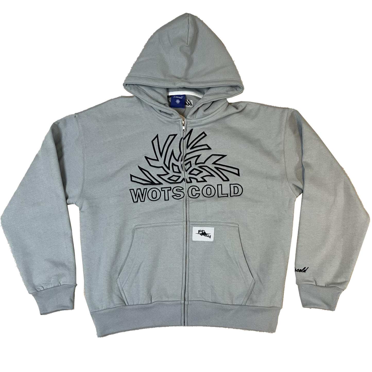 PLATINUM GREY ZIPUP